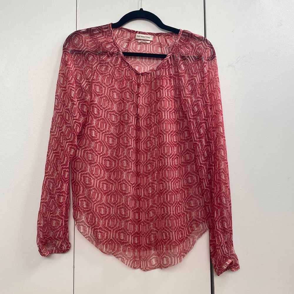 Isabel Marant - Long Sleeve Silk Blouse